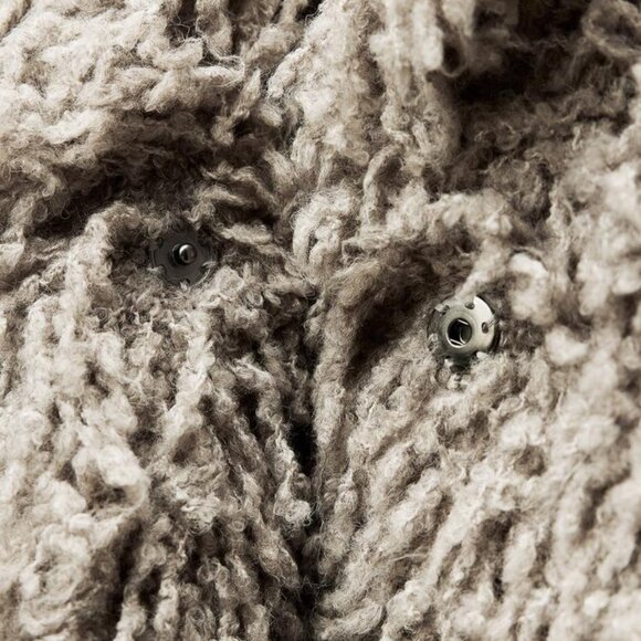 NWT ZARA FAUX FUR KNIT JACKET S, M, L - Picture 8 of 8